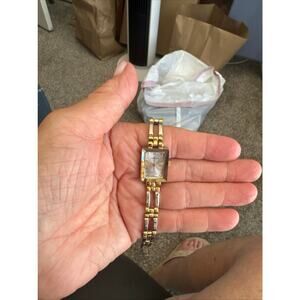Vintage Anne Klein Silver and Gold Tone Women’s Watch
